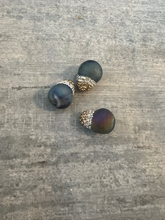 12mm Druxy Drop With Pave -26919