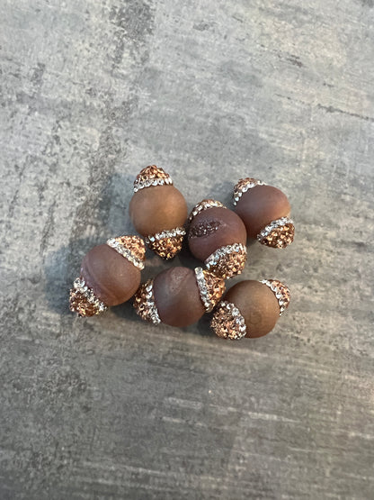 12mm Pave Druxy/ Pearl 26919