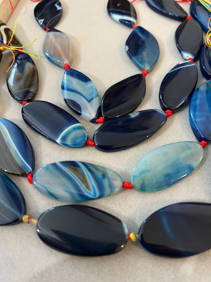 48mm Blue Banded Agate