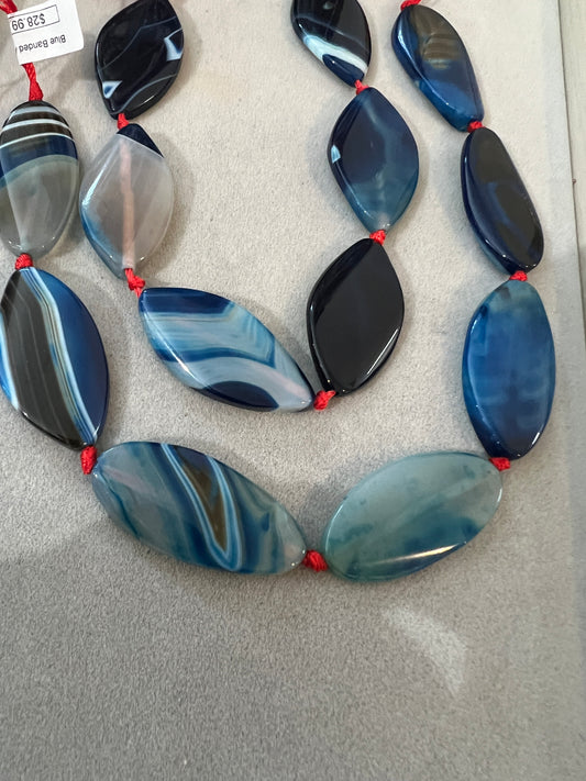 48mm Blue Banded Agate