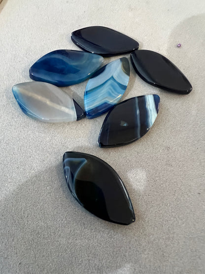 48mm Blue Banded Agate