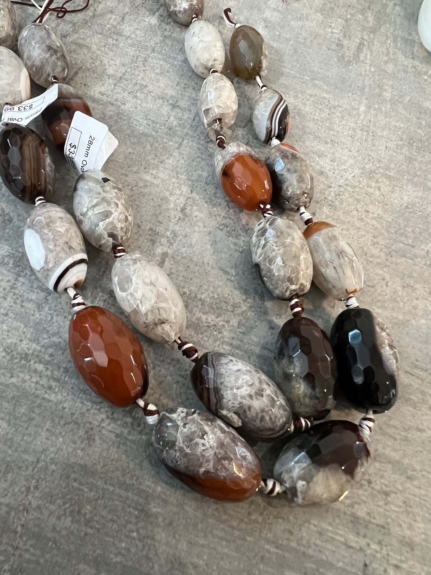 28mm Oval Agate