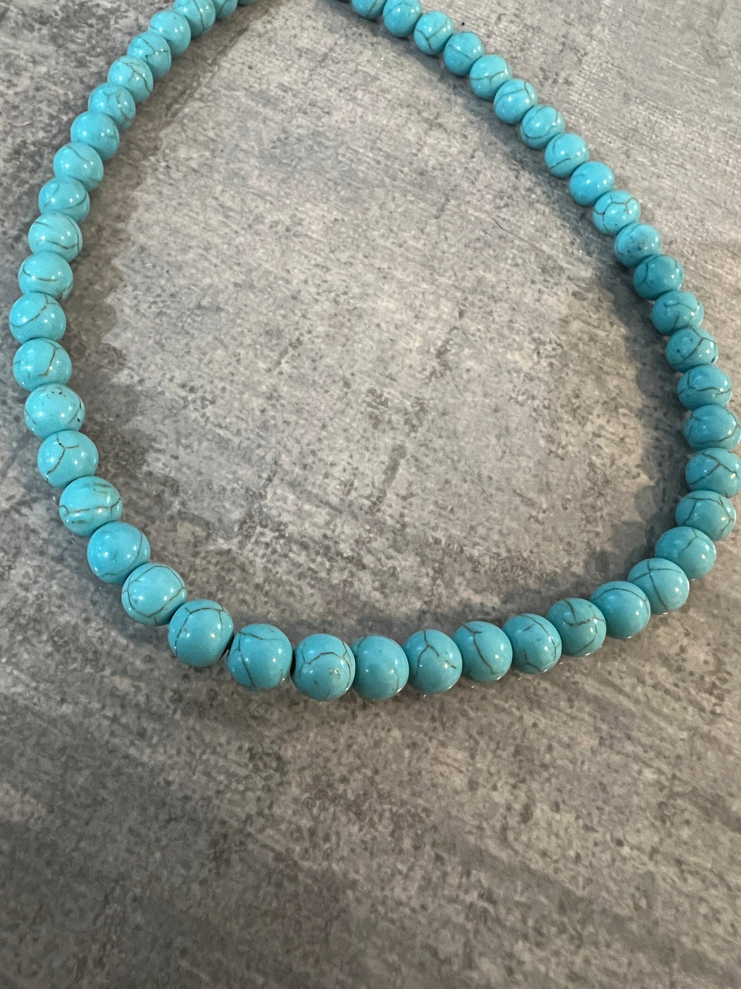 Turquoise Howlite Strand