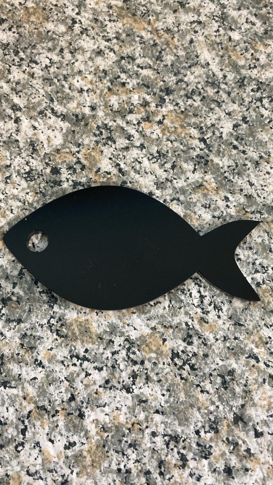 75mm Acrylic Fish Diff. Colors 31173