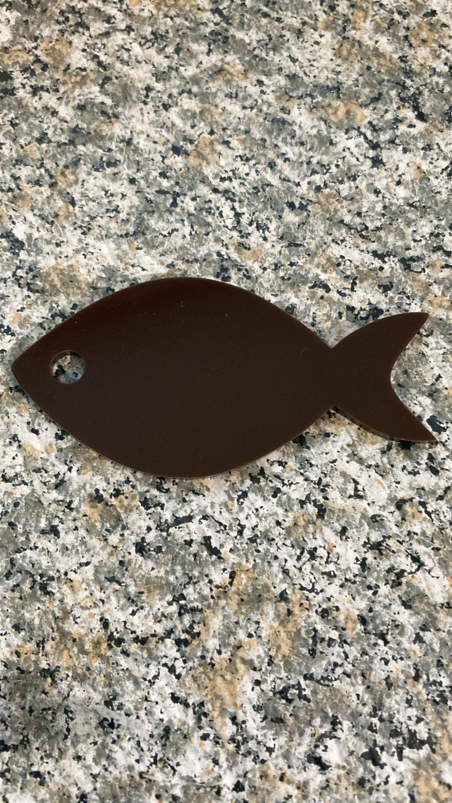 75mm Acrylic Fish Diff. Colors 31173