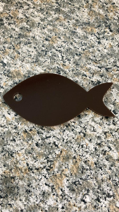 75mm Acrylic Fish Diff. Colors 31173