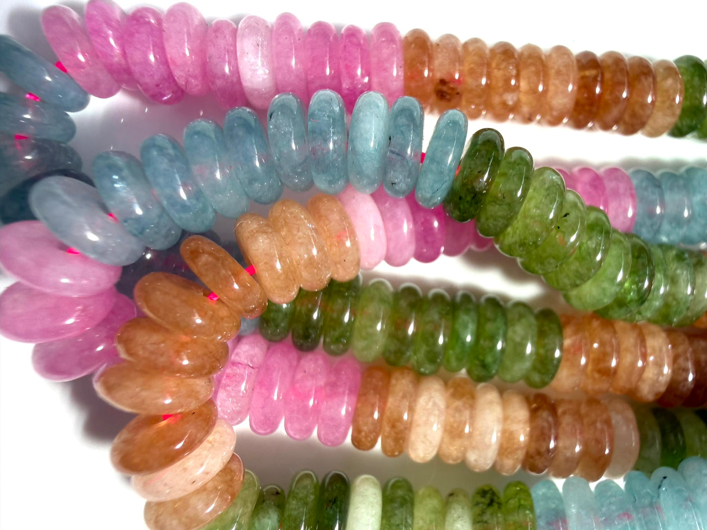 7x2mm Jade Mix