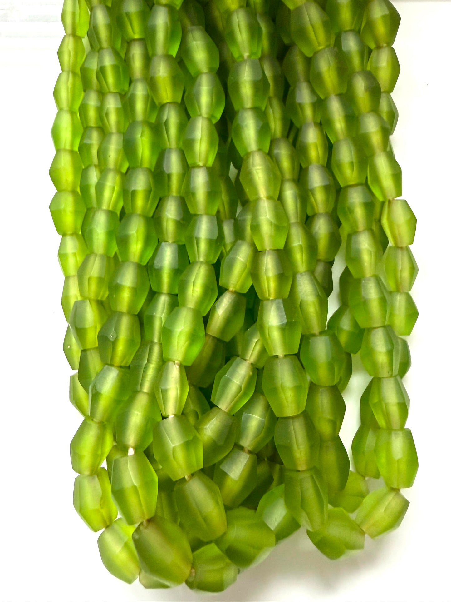 11mm Green Olive Bicone