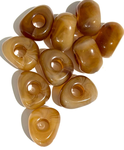 3mm Irregular Wide Hole Nugget (10)
