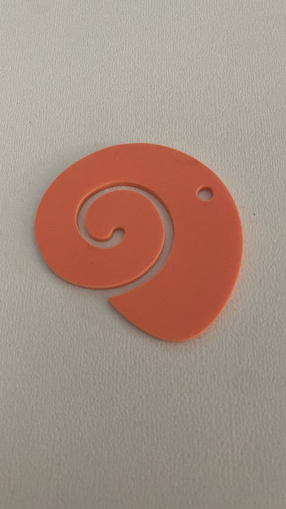 67mm Acrylic Snail Dif. Colors 31175