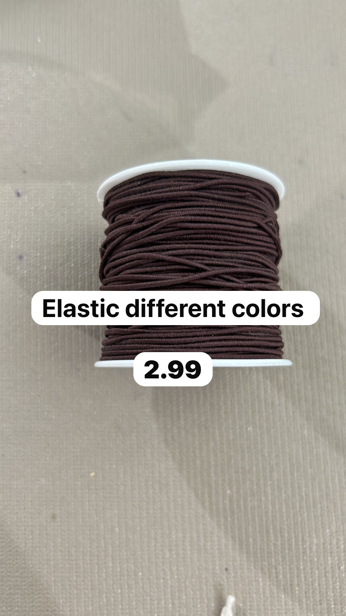 Elastic Cord Different Colors