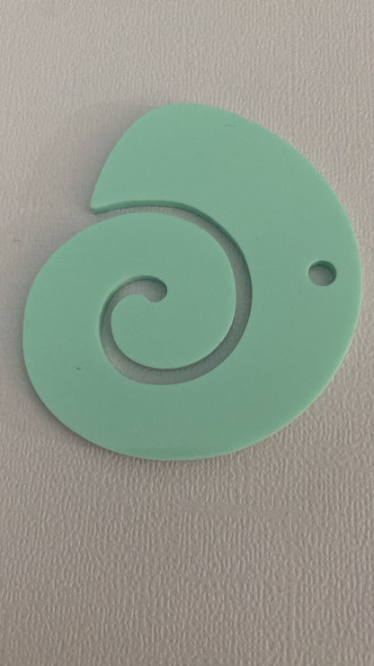 67mm Acrylic Snail Dif. Colors 31175