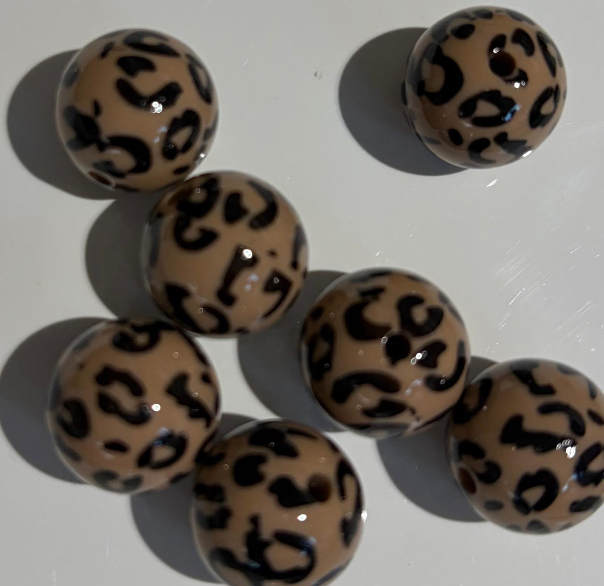 24mm Printed Bead (10)