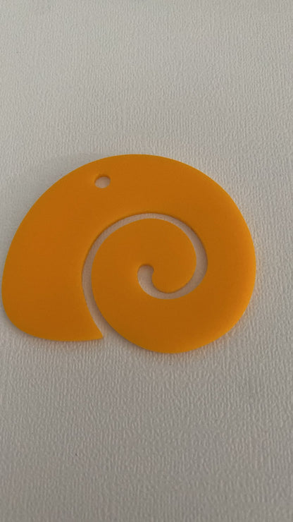 67mm Acrylic Snail Dif. Colors 31175