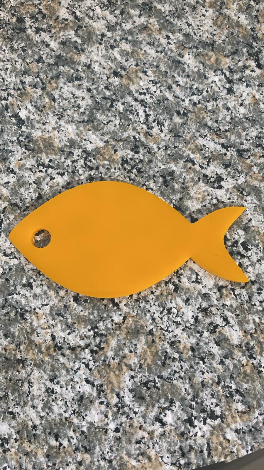 75mm Acrylic Fish Diff. Colors 31173