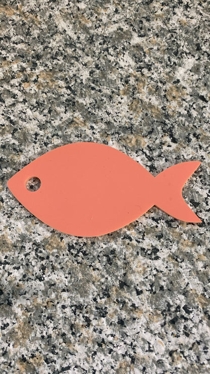 75mm Acrylic Fish Diff. Colors 31173
