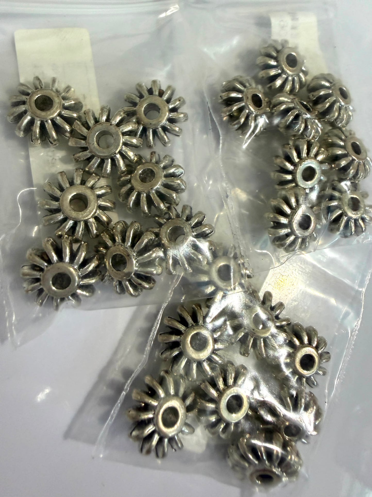 Silver Spacer (pack)
