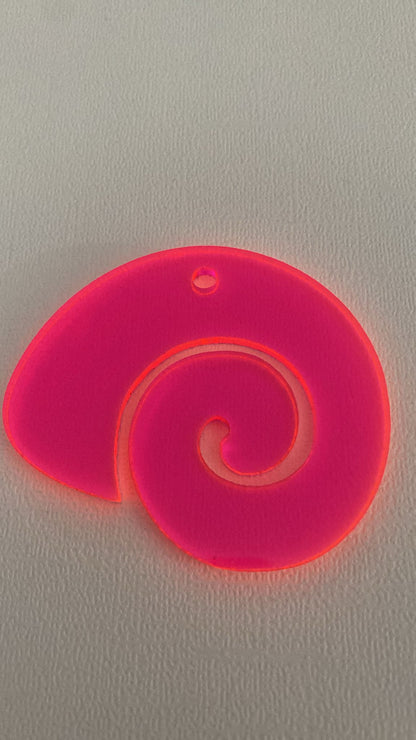 67mm Acrylic Snail Dif. Colors 31175