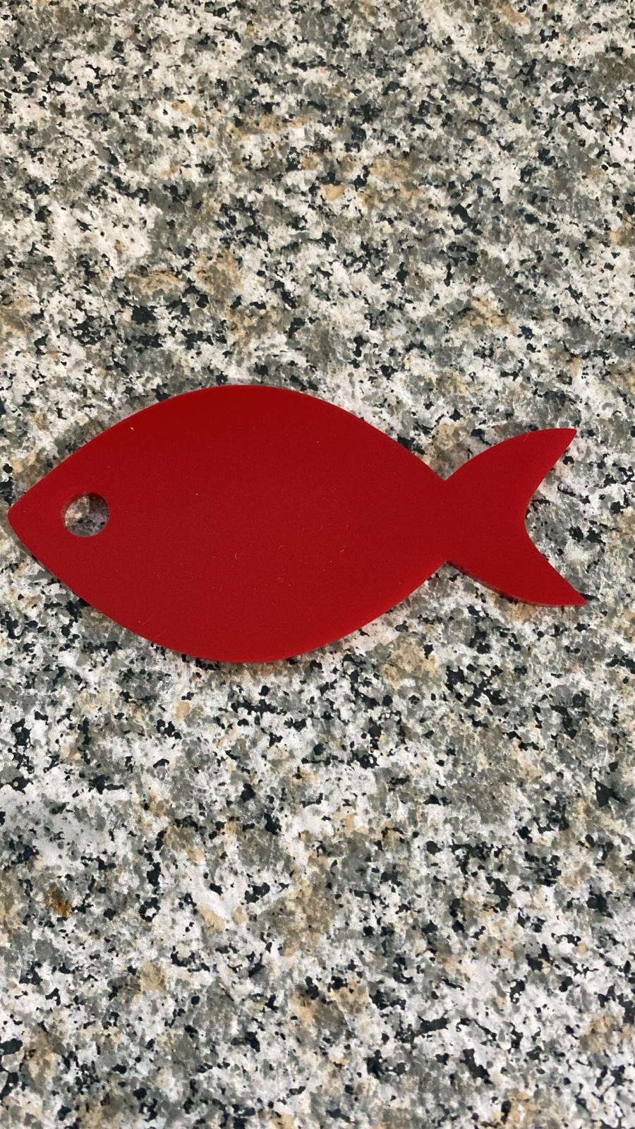 75mm Acrylic Fish Diff. Colors 31173
