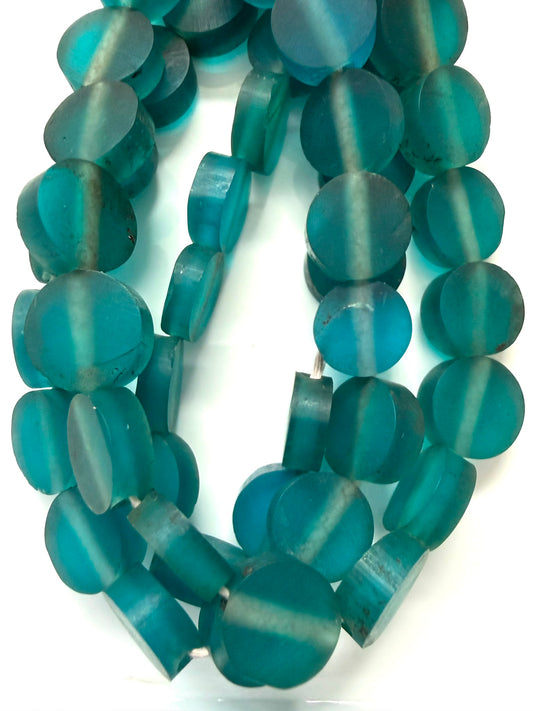 10mm Teal Coin