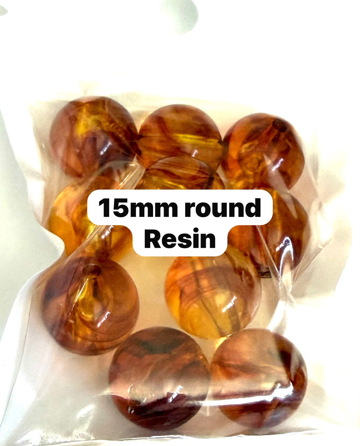 15mm Round Resin