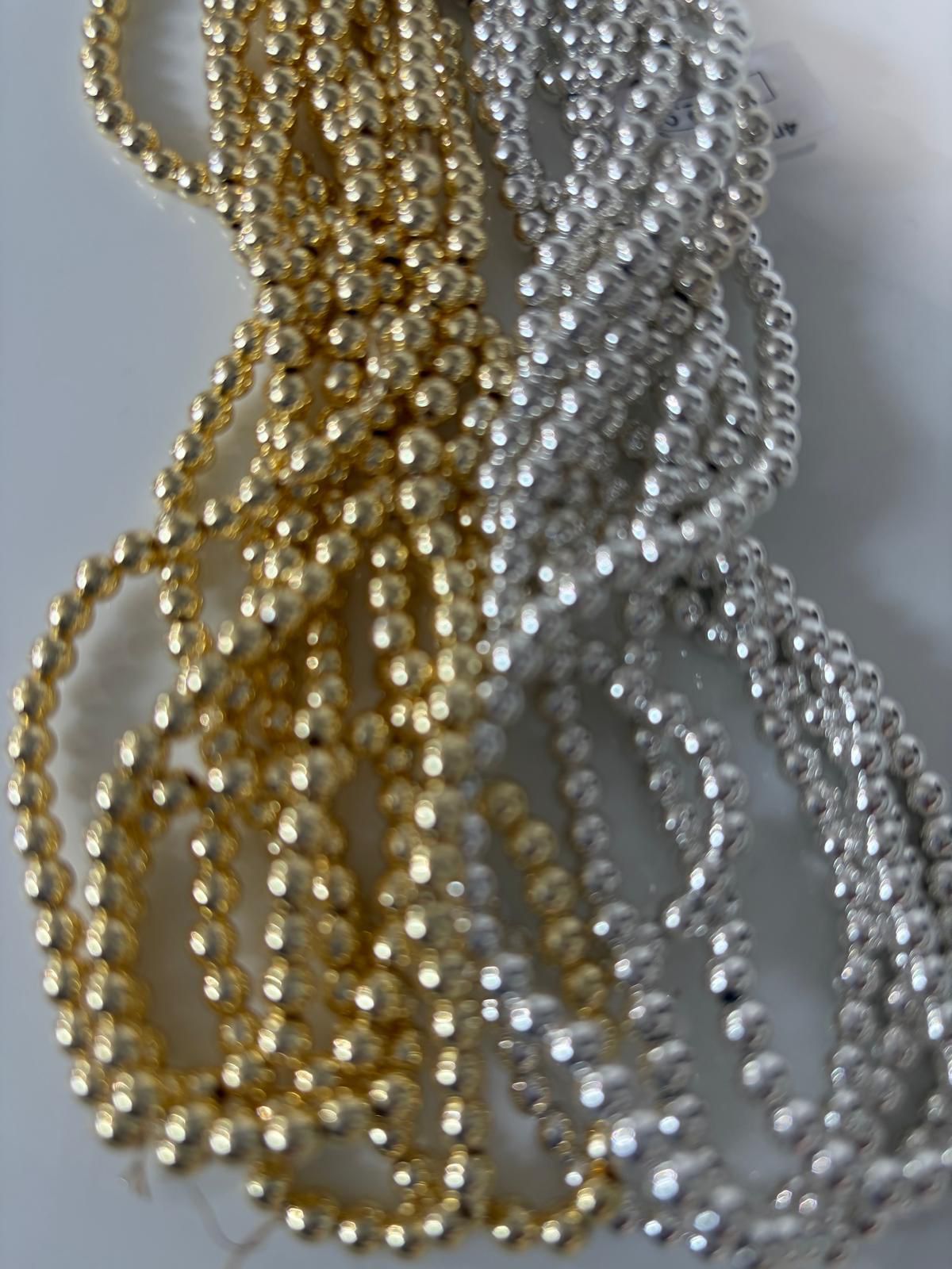 4mm Hemmatite Strand Bag (Qty. 10)