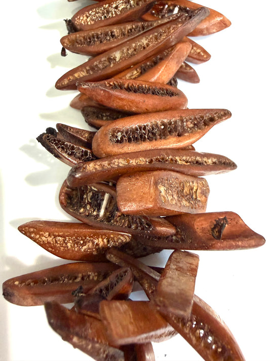Bone Spikes (Brown)(1/2 Strand)