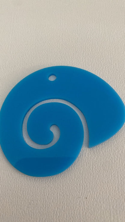 67mm Acrylic Snail Dif. Colors 31175