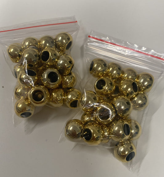 Acrilic Wide Hole Bead (pqt de 20)
