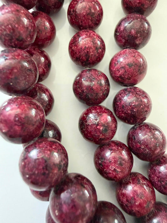 10mm Wine Jasper