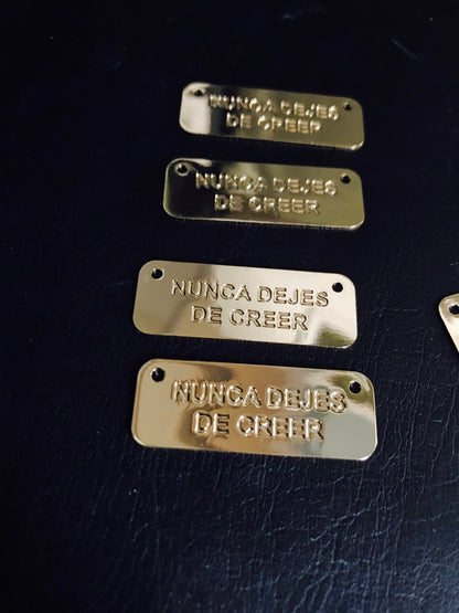 Nunca Dejes de Creer Connector Gold- 14676