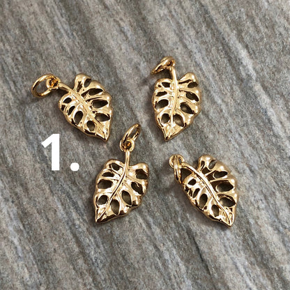 13mm Leaf Charm qty1