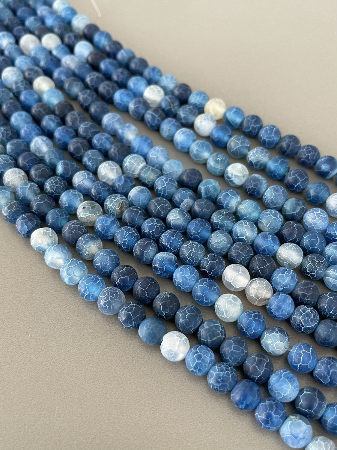 8mm intense blue agate fc 21951