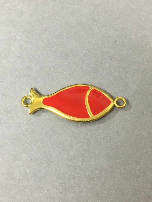 17mm Red Fish Connector / Pez