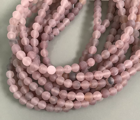 8mm Jade Matte strand Qty 46 bead per strand 21760