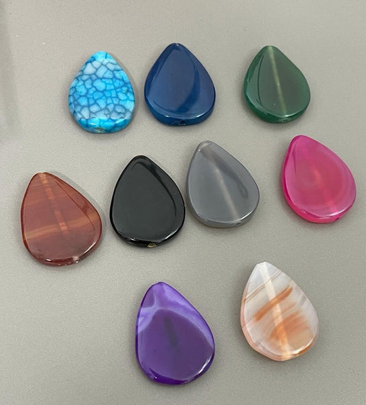 35mm Agate Drop Qty1- 23575