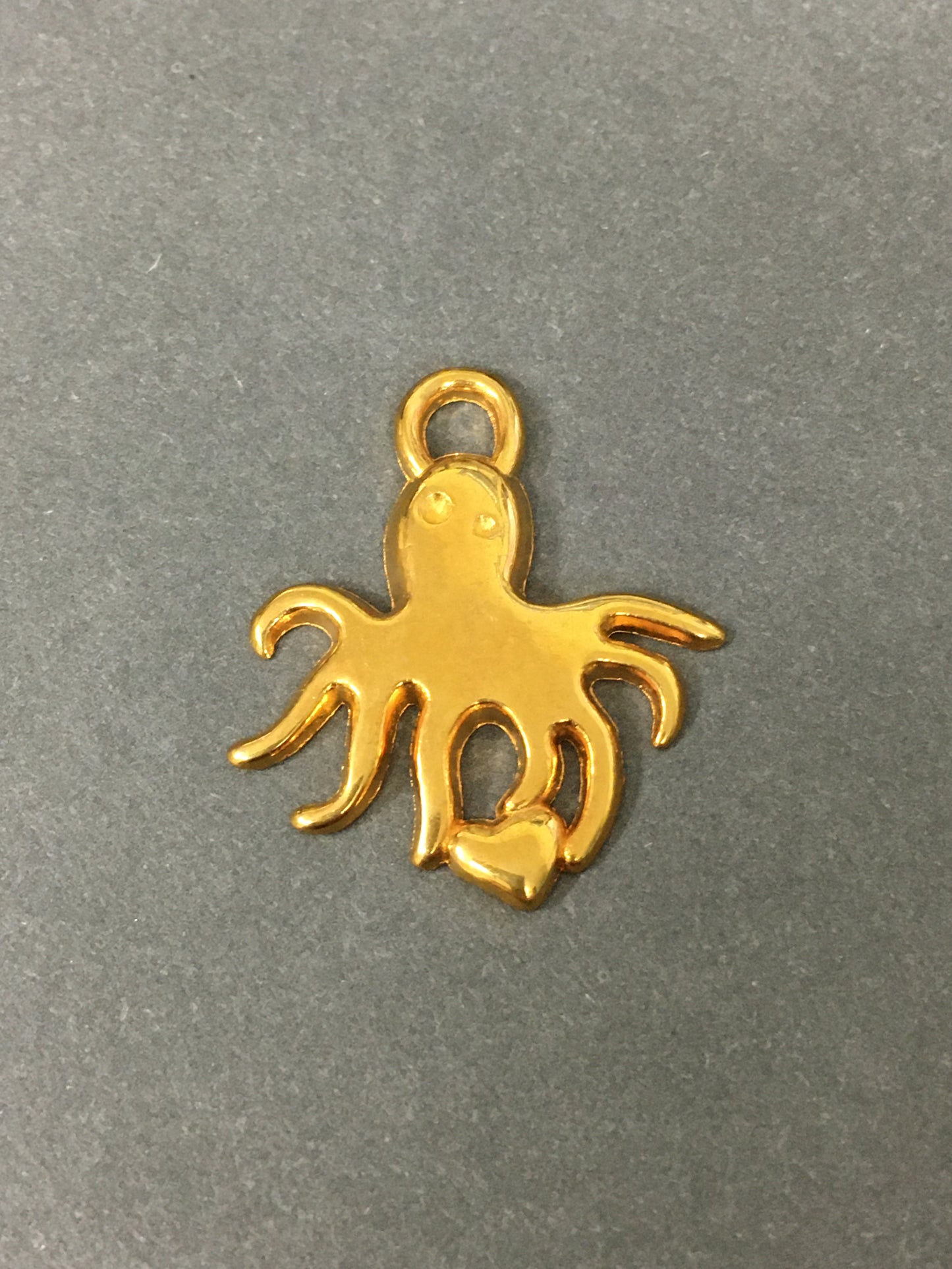 26mm Octopus with Heart Gold / Pulpo- 13505