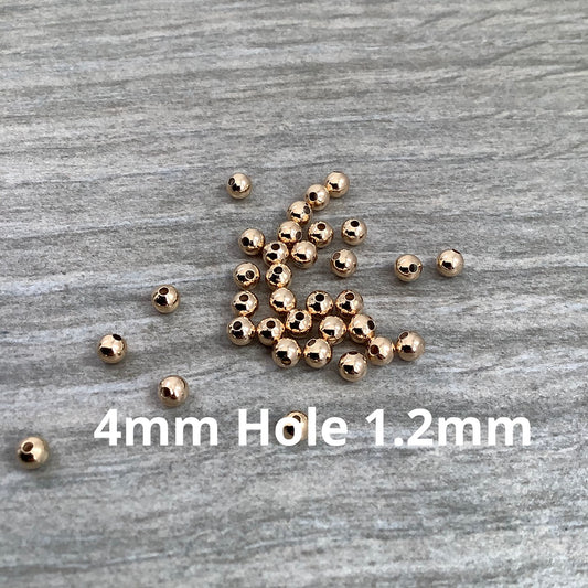 4mm Round Ball Hole 1.2mm Aprox 51- 22969