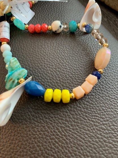 Mix with coral and turq 8 inches 21083