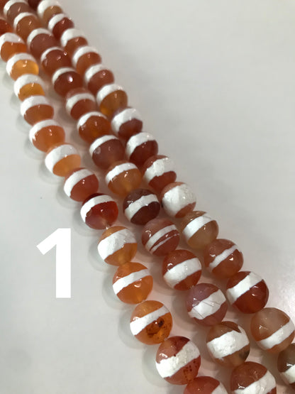 10mm Tibetan Agate Qty1- 24327
