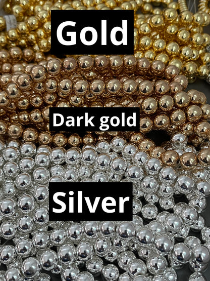 10mm hematite by strand