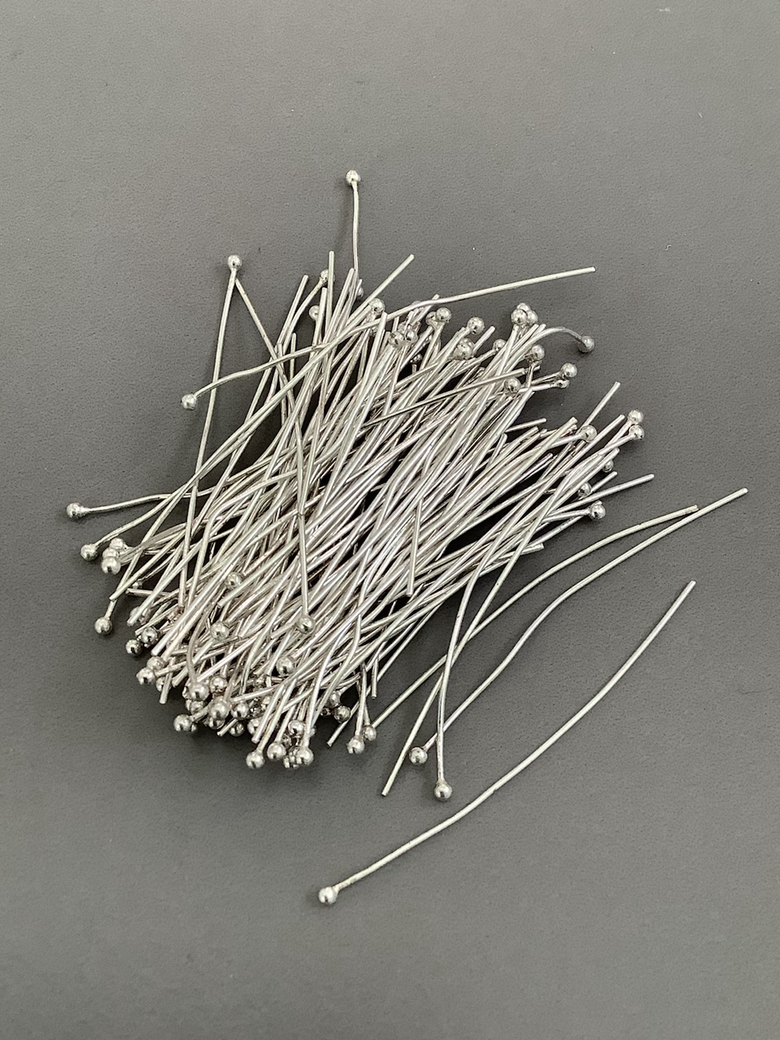 2 inch Headpin silver Qty 10 / 7167