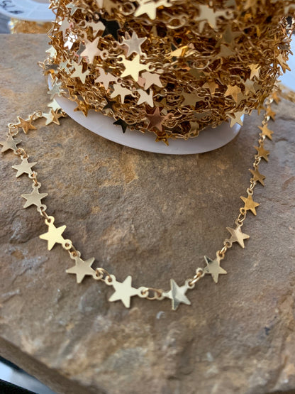 Chain star gold filled 21114 by ft por pie
