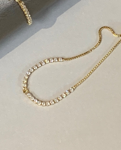 Pave Adjustable Chain connector / Pulsera Cadena Ajustable 14419