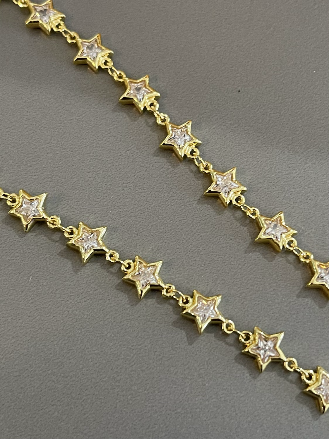 8mm star Zirconia chain by ft  21872
