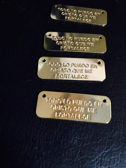 Todo lo Puedo en Cristo Connector Gold