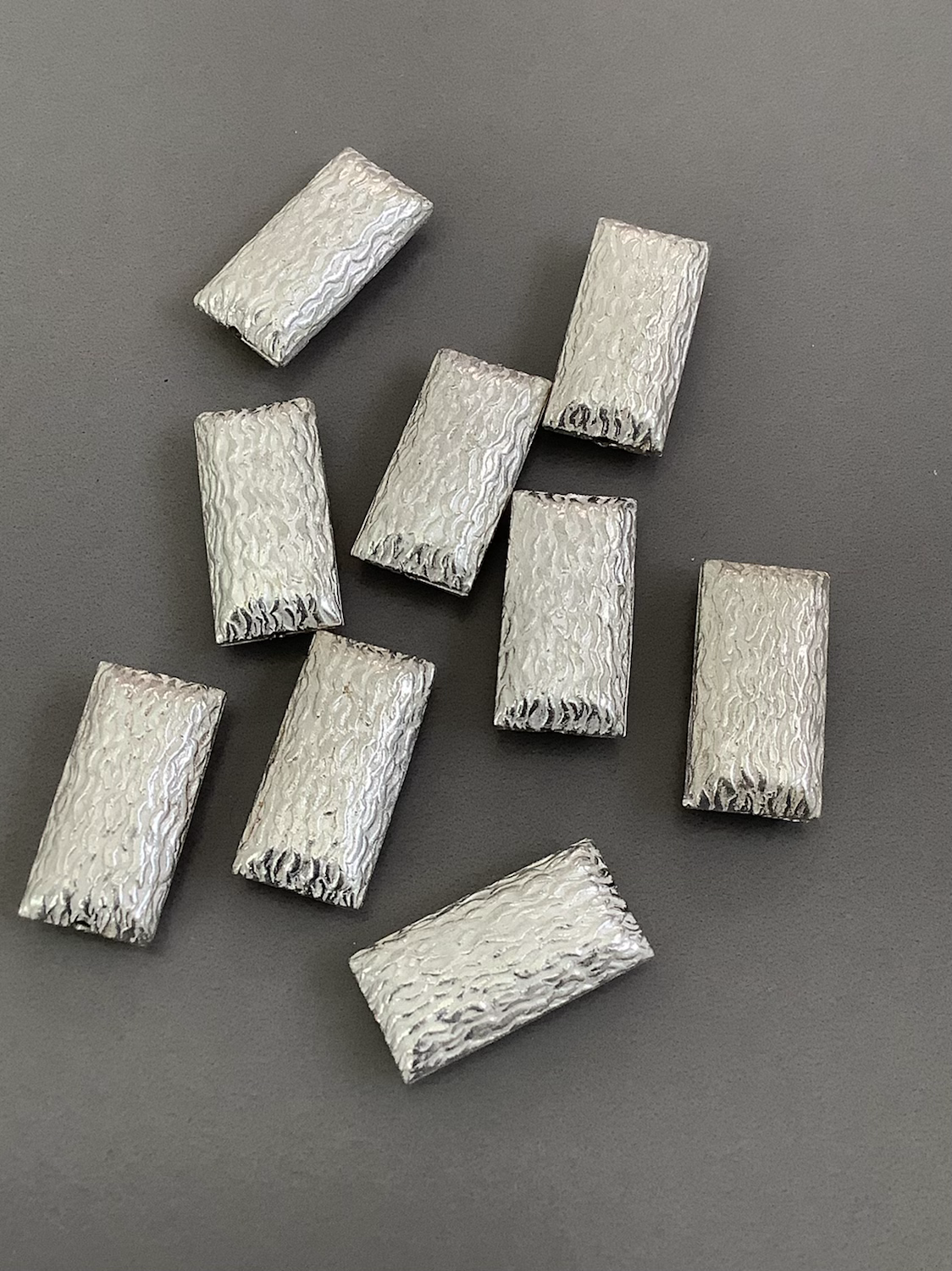 24x21mm Rectangle Silver Qty 1 / 7109