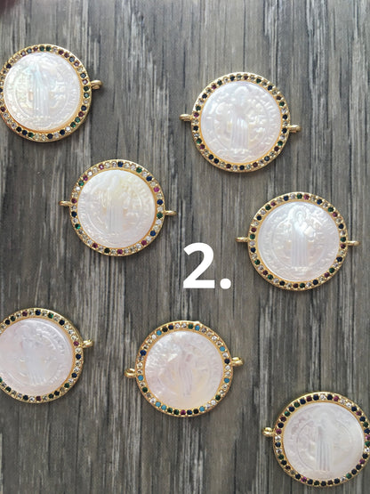 17mm Conector Multicolor Zirc Qty1 24606/24608/24607