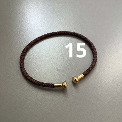 Bracelet with gold endings qty 1- 23272