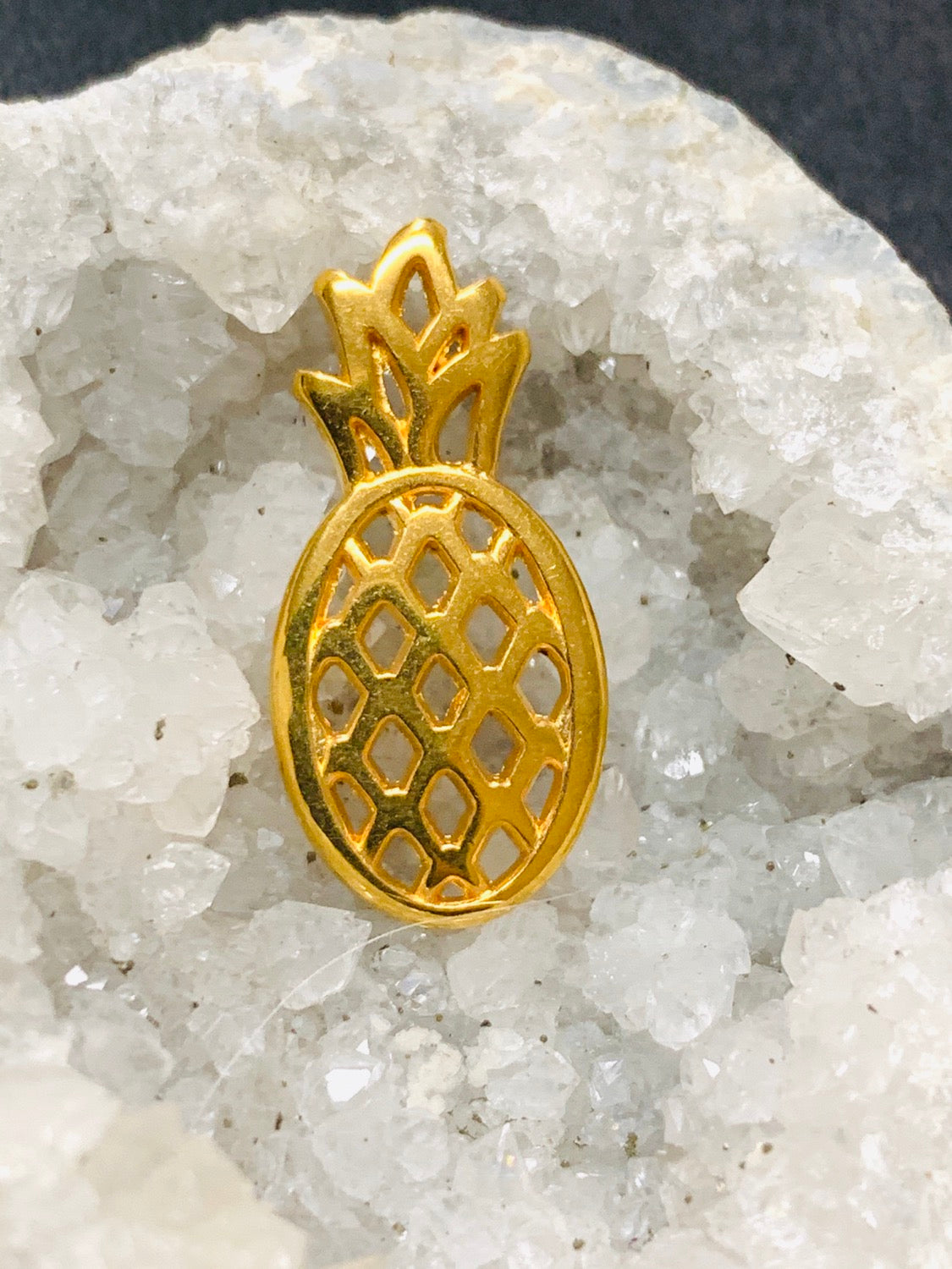 12x25mm pineapple / Piña- connector- conector-13966 – Sun Beads Caguas